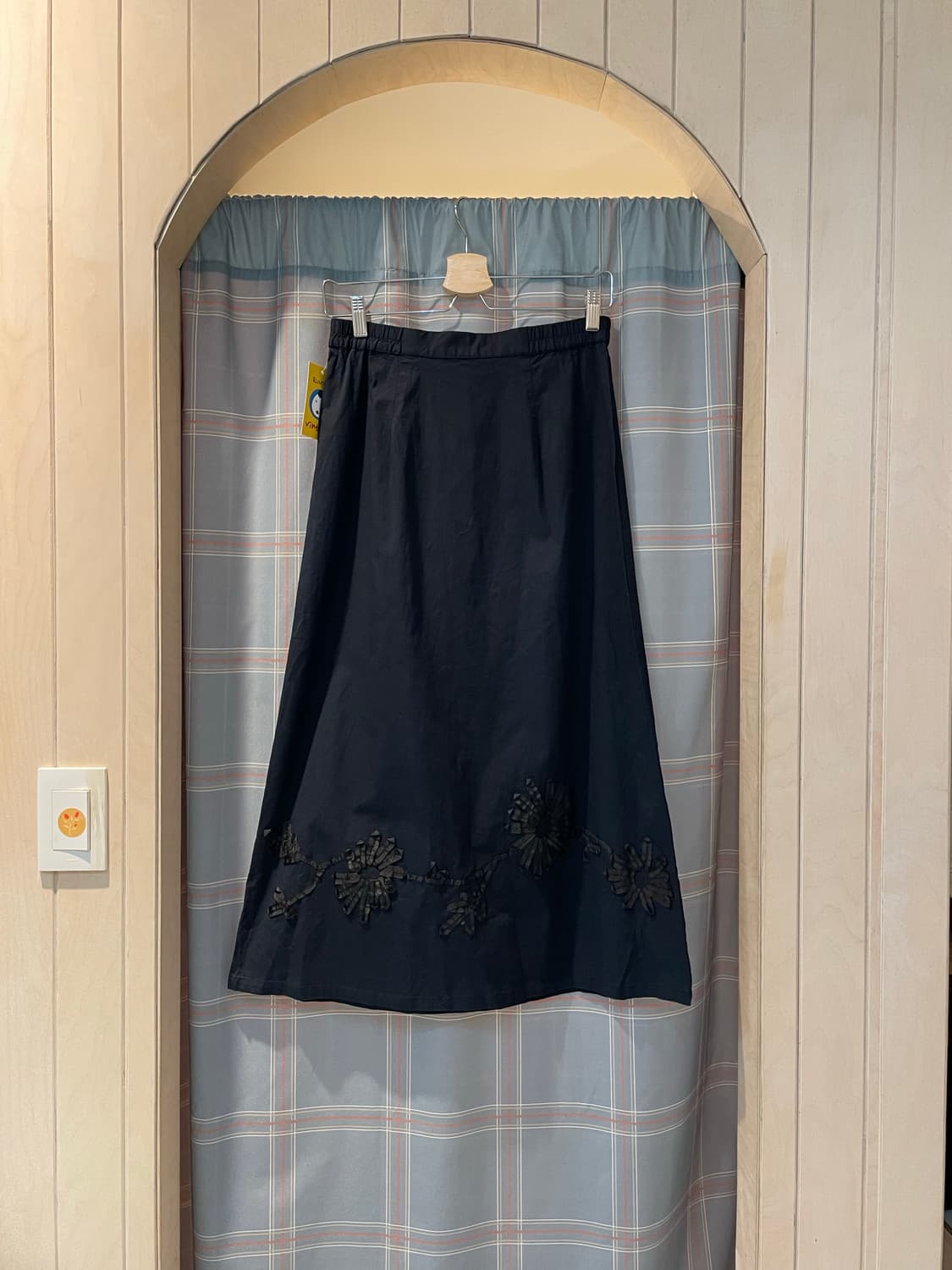 일본빈티지 플라워디테일 롱스커트 상품이미지2