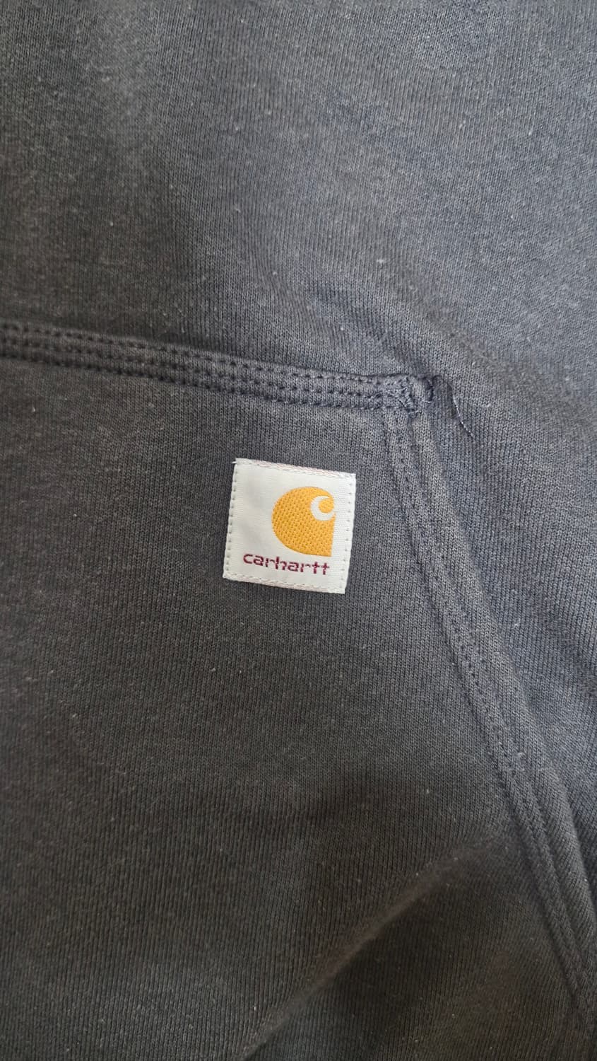 칼하트 후드집업 블랙 M 상품이미지3