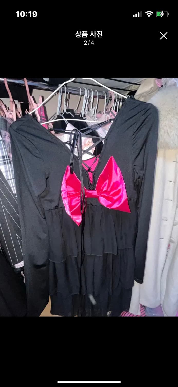 갸루 마즈깔 원피스 빈티지 핑크 mars 슈가글로스 상품이미지2