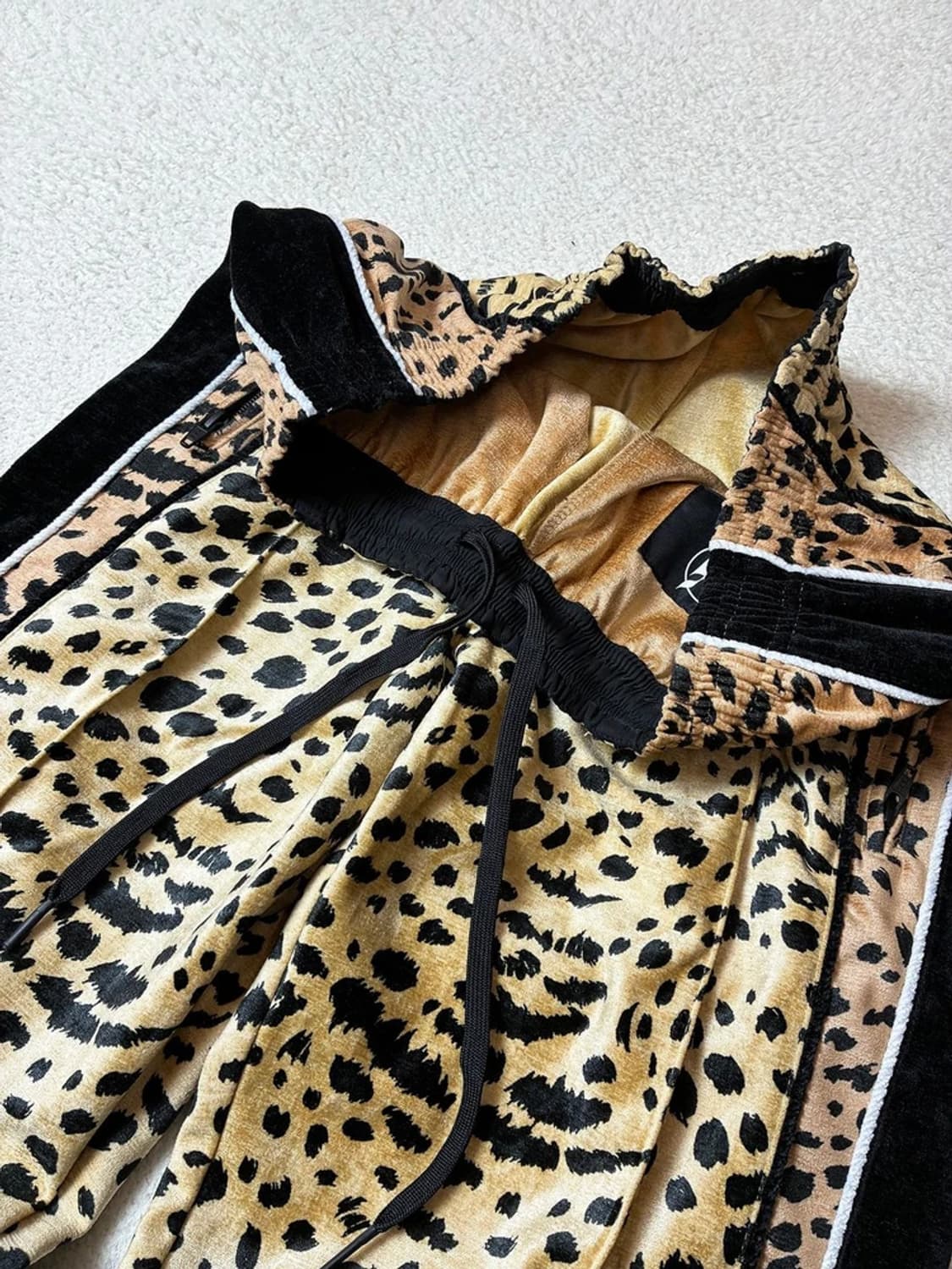 MMIC 레오파드 벨벳 스웻 팬츠 PN8039 상품이미지5