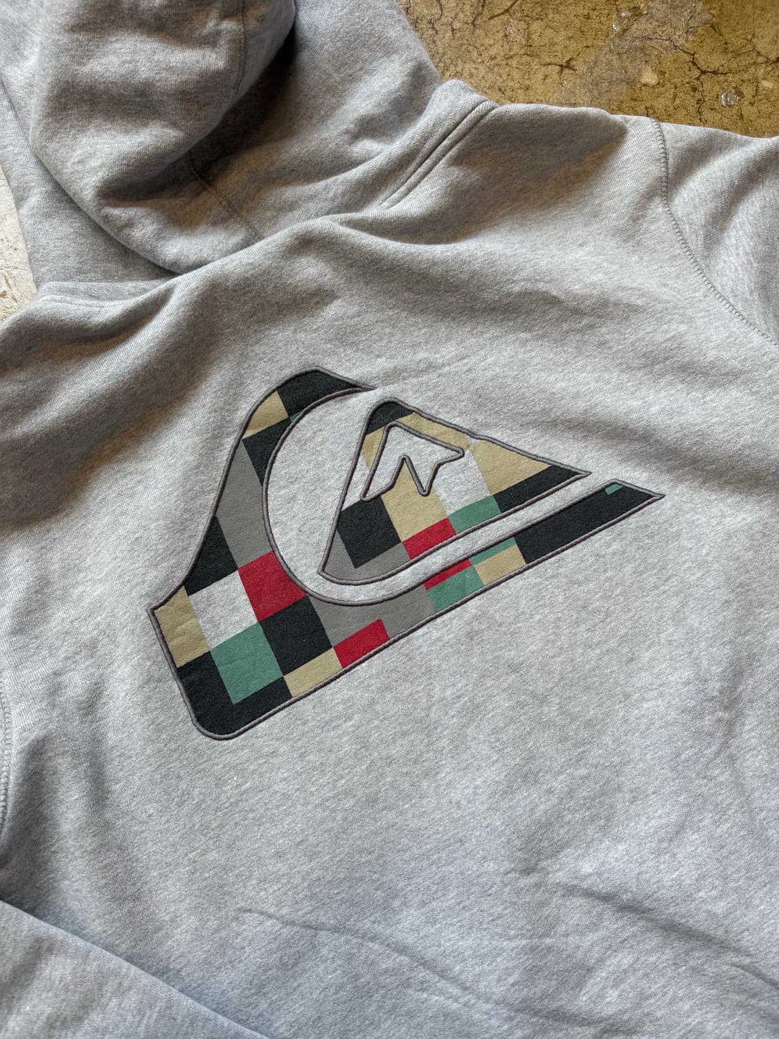 퀵실버 그레이 스웻 후드집업 상품이미지6