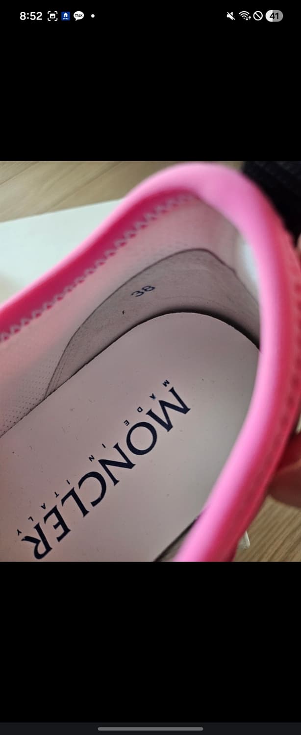 몽클레어 루나로브 핑크 스니커즈 38 상품이미지7