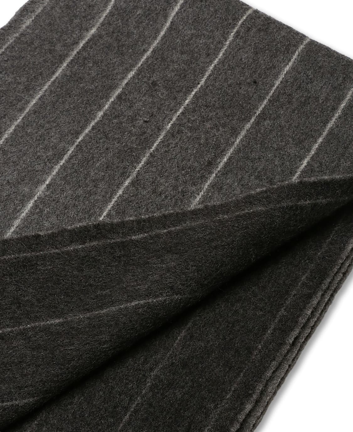 드레익스 [Drake's] 그레이 스트라이프 리버시블 머플러 For 쉽스 상품이미지3