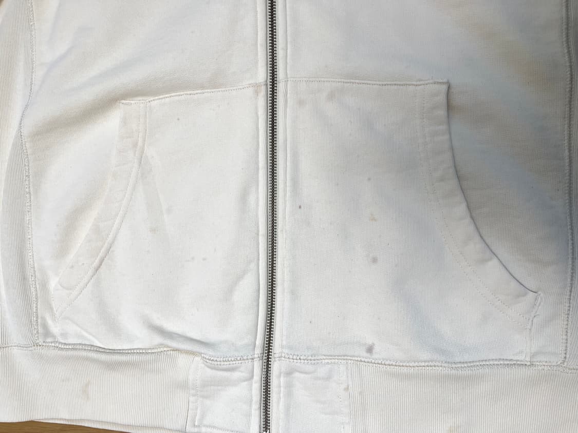 Stussy × Delta Zip-up Hoodie (Ivory) L 상품이미지7