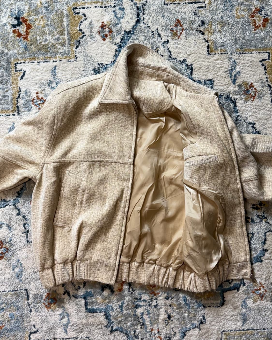 TWO-WAY ZIP BOMBER JACKET 상품이미지6