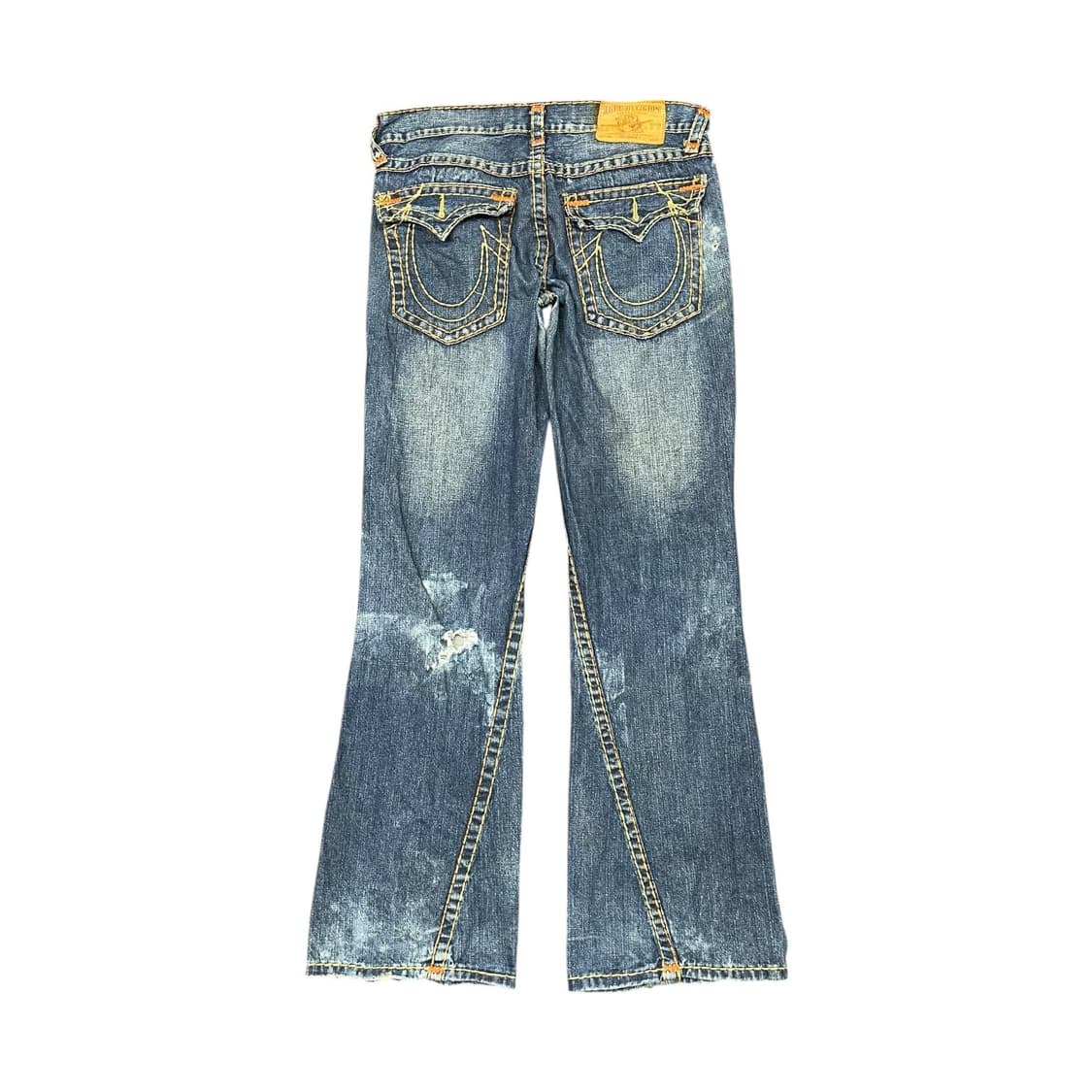 트루릴리전 빅스티치 부츠컷 데님팬츠 상품이미지5