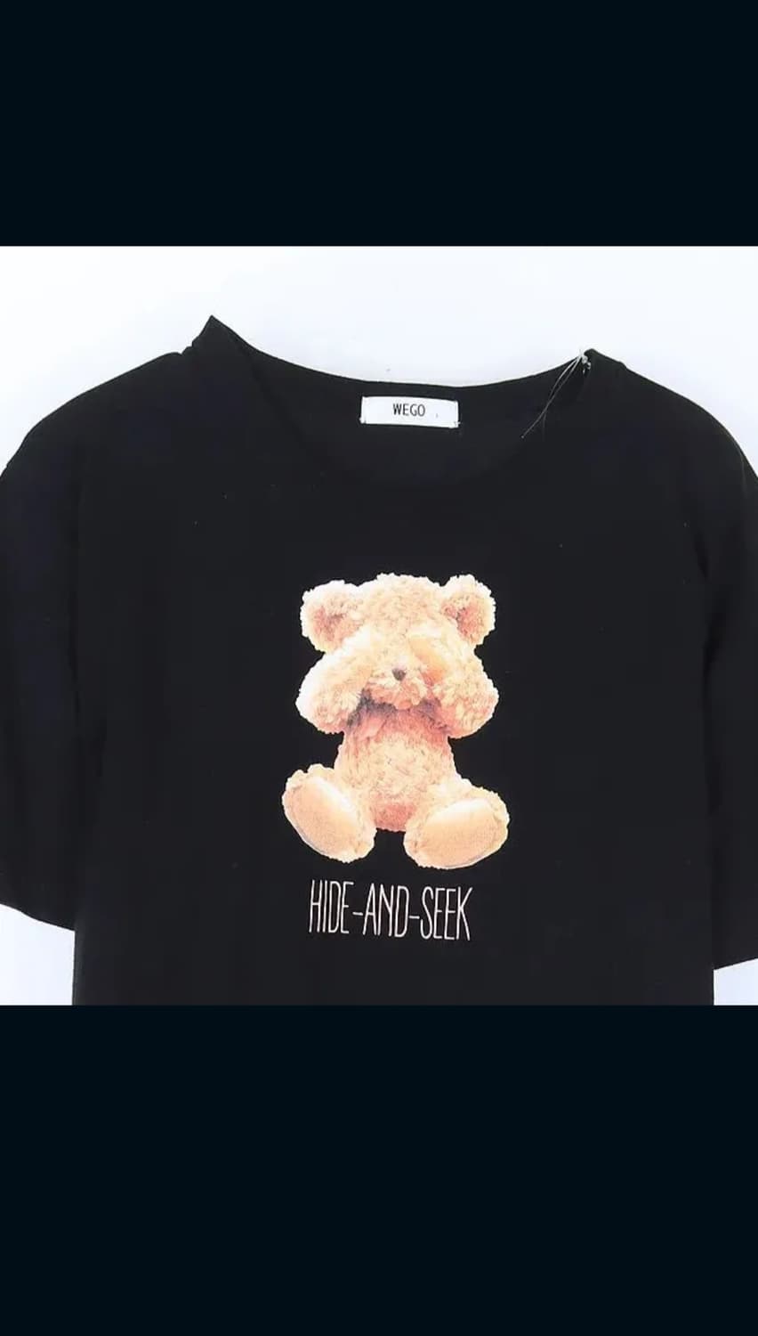 Wego 면 브린팅 반팔 m 상품이미지1