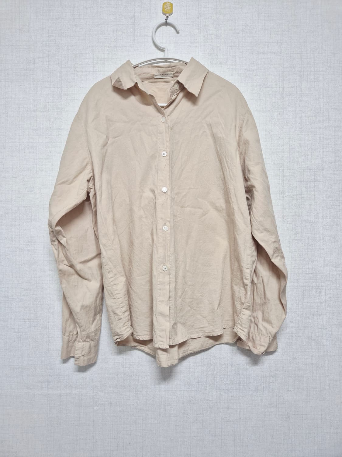 ANONE 베이지 롱 슬리브 셔츠 상품이미지1