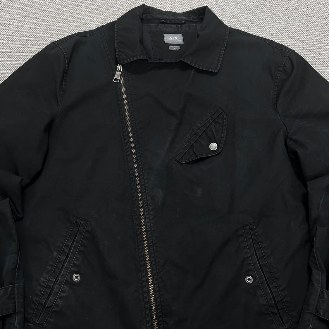 아르마니 투웨이 코튼 라이더자켓(M) 상품이미지2