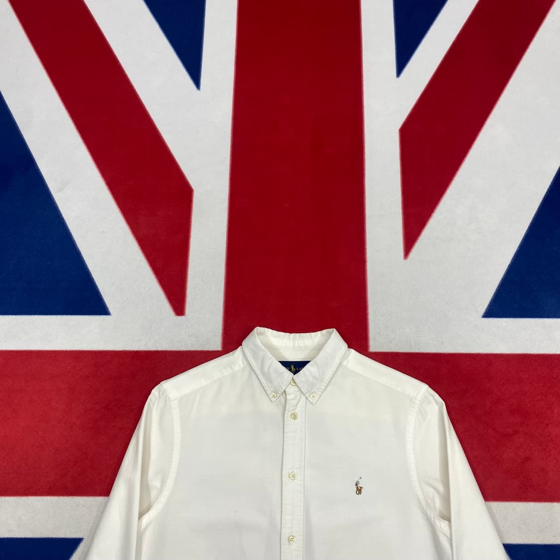 폴로 화이트 셔츠 실측 여성 55-55반  상품이미지2