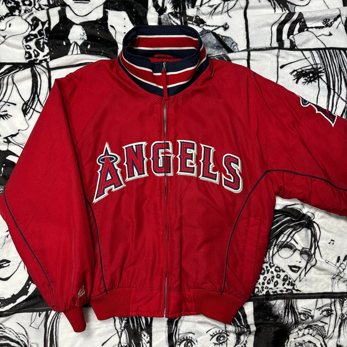 마제스틱 에인절스 야구점퍼 자켓 기모 상품이미지3