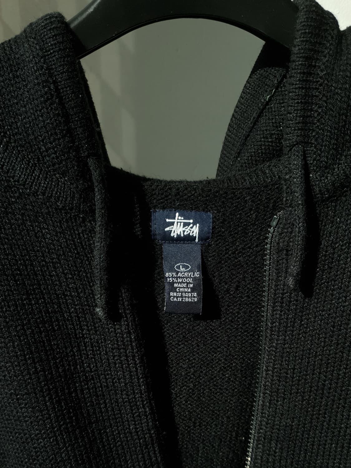 90s STUSSY Kint Hood Zip-up 상품이미지7