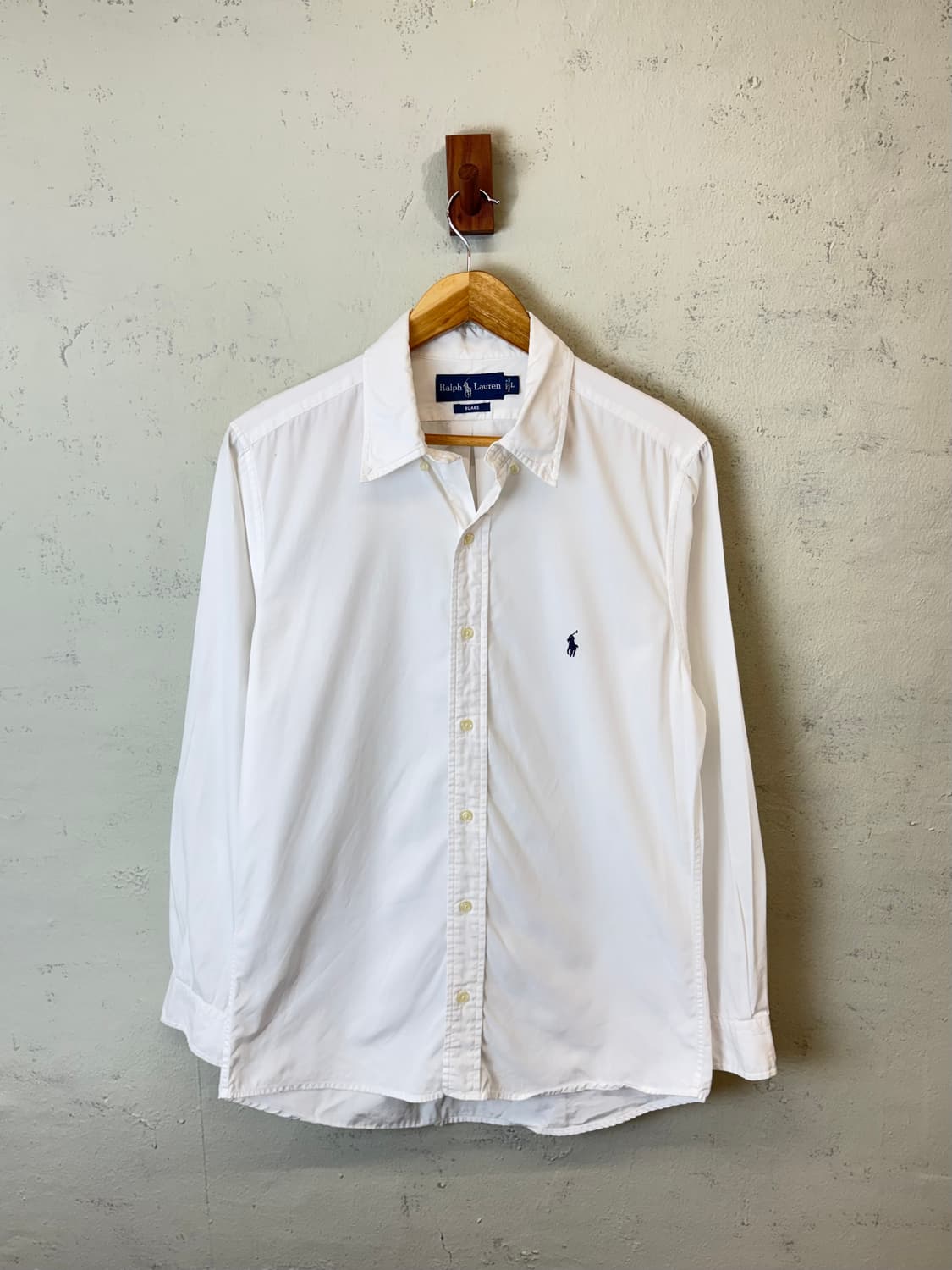 폴로랄프로렌 빈티지 블레이크 화이트 셔츠 상품이미지1