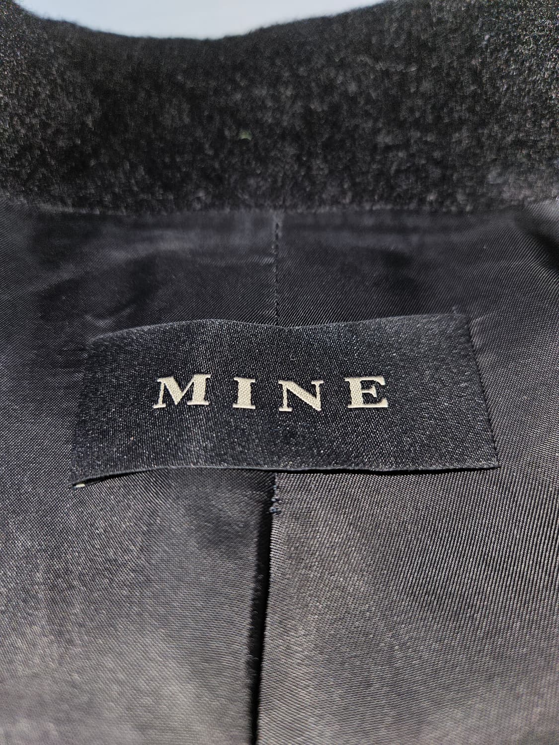 MINE 마인 한섬 이태리 베이비라마 코트 리얼라마 76 상품이미지4