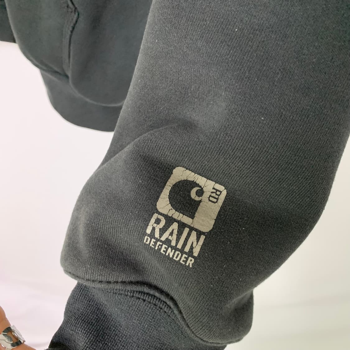 칼하트 차콜 베이직 후드집업 빈티지 남성 S 남녀공용 상품이미지7