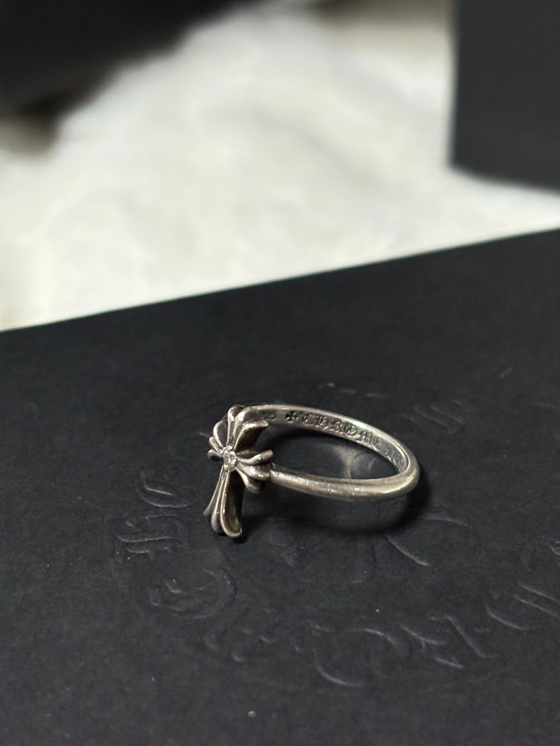 크롬하츠 ch크로스 버블검링 (파베다이아 애프터셋팅) 5호 상품이미지4