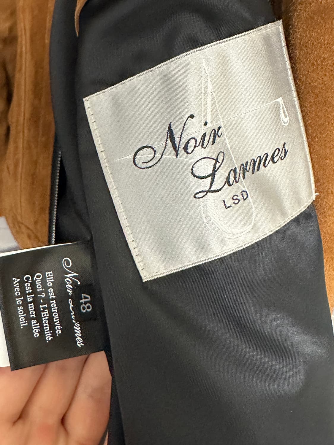 [48] 느와르라르메스 STANDARD SUEDE JK2 카멜 상품이미지3