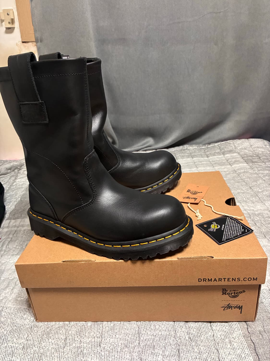 닥터마틴x스투시 데콘 엔지니어부츠 블랙 260 상품이미지1