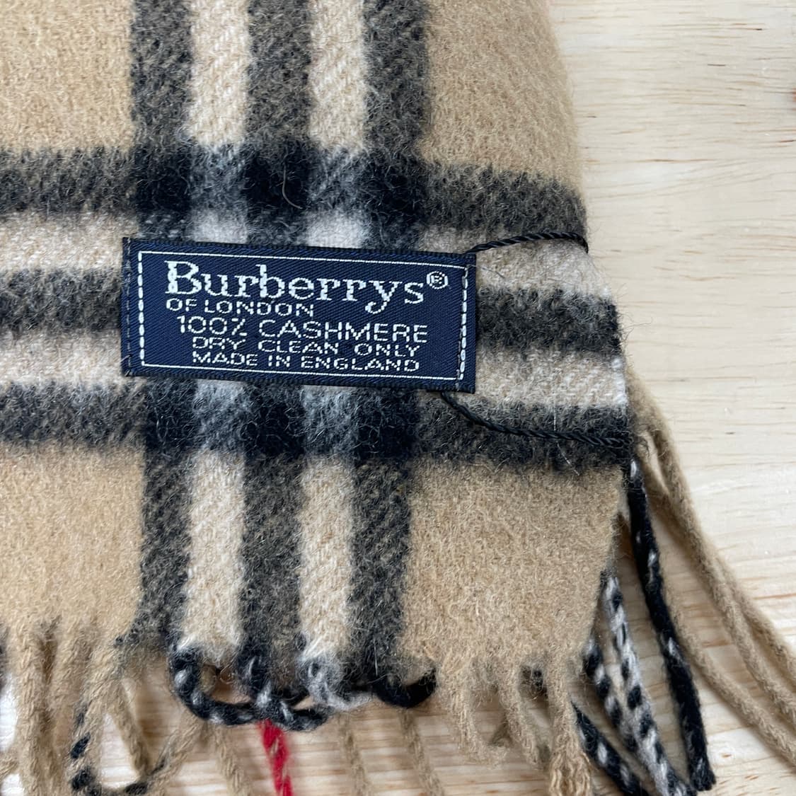 버버리 정품 캐시미어 머플러 베이지 상품이미지3