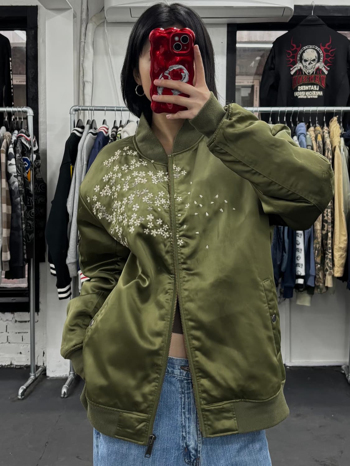 카라쿠리 타마시 오리엔탈 MA-1 자켓 상품이미지2