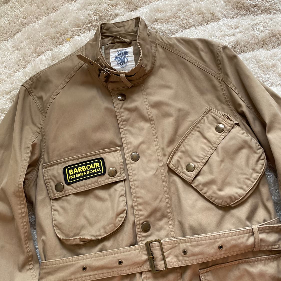 바버 인터네셔널 Washed Twill 자켓 스몰 상품이미지2