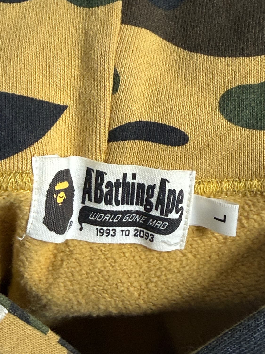 베이프 황계 후드티 L 상품이미지7