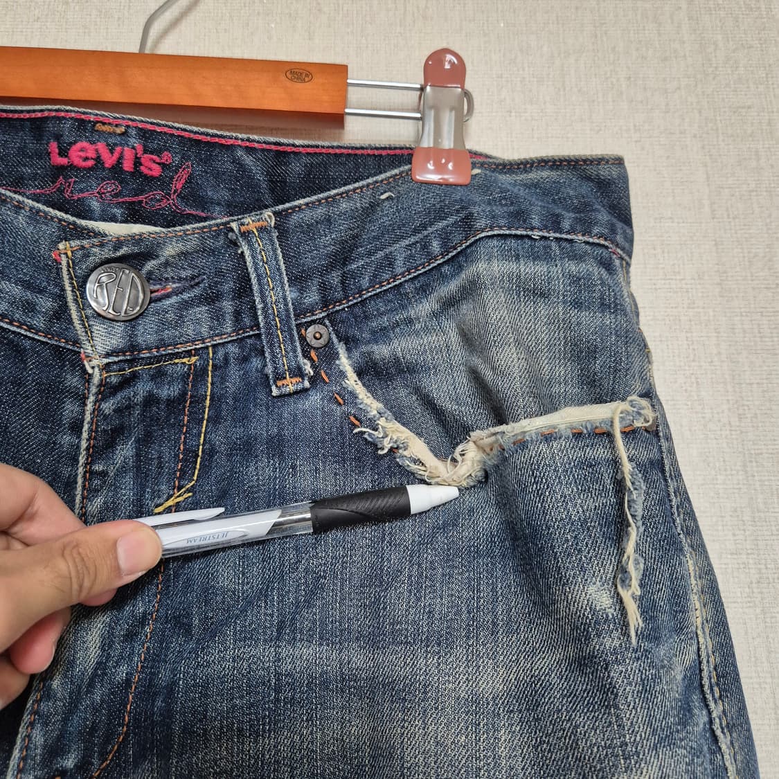 00s made in maxico 리바이스 부츠컷 상품이미지6