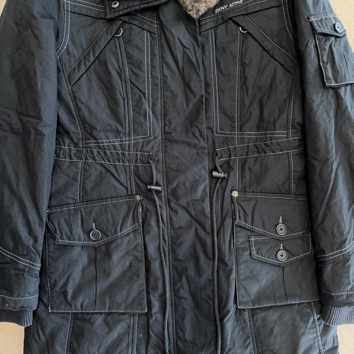 DKNY ACTIVE 퍼 야상 자켓 상품이미지2