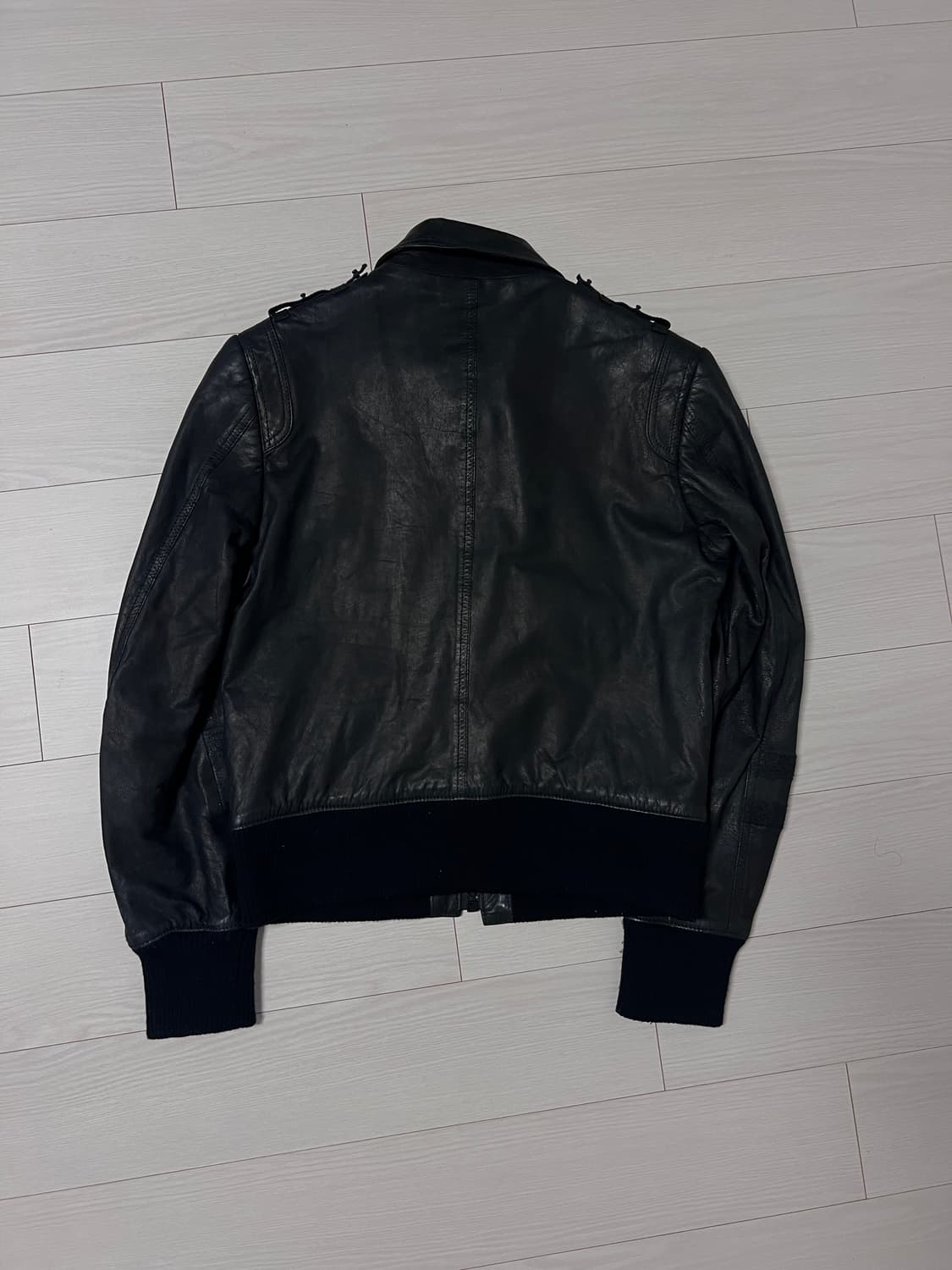 로엔 사슴가죽 레더자켓 상품이미지3