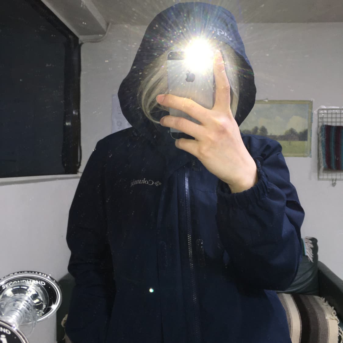 투티/0198 콜롬비아 고어텍스 바람막이 후드 상품이미지2