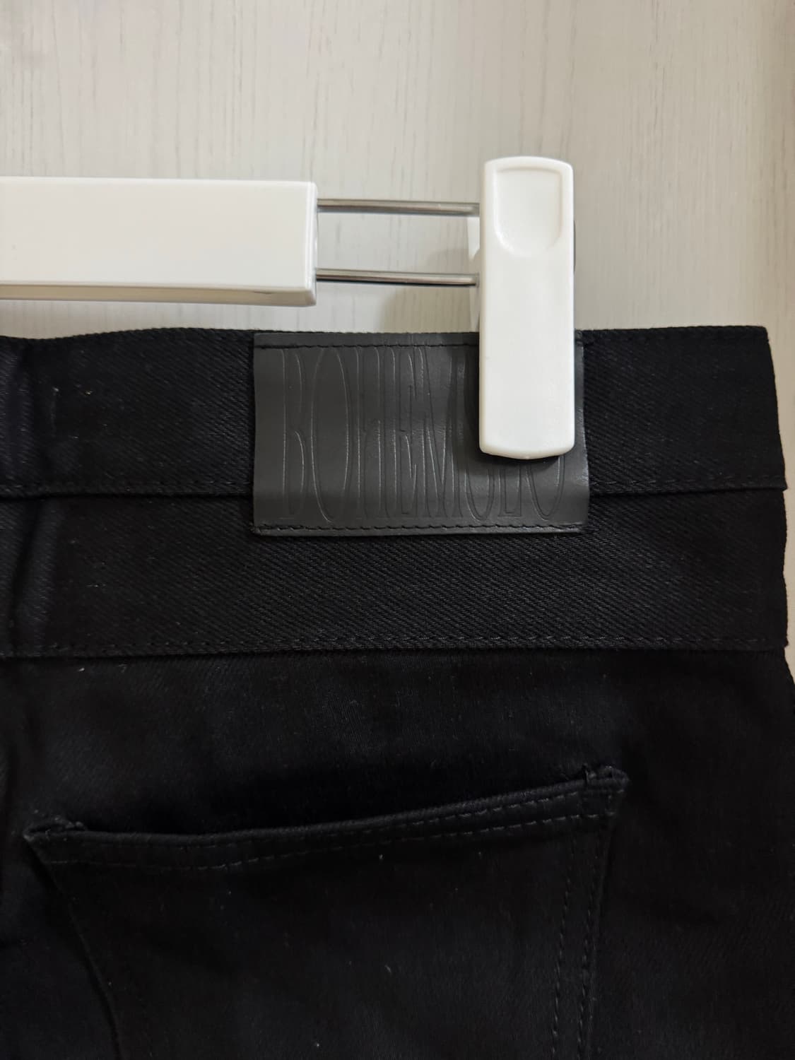 보헤미안서울 더블벨트 미니스커트 블랙 M 상품이미지8