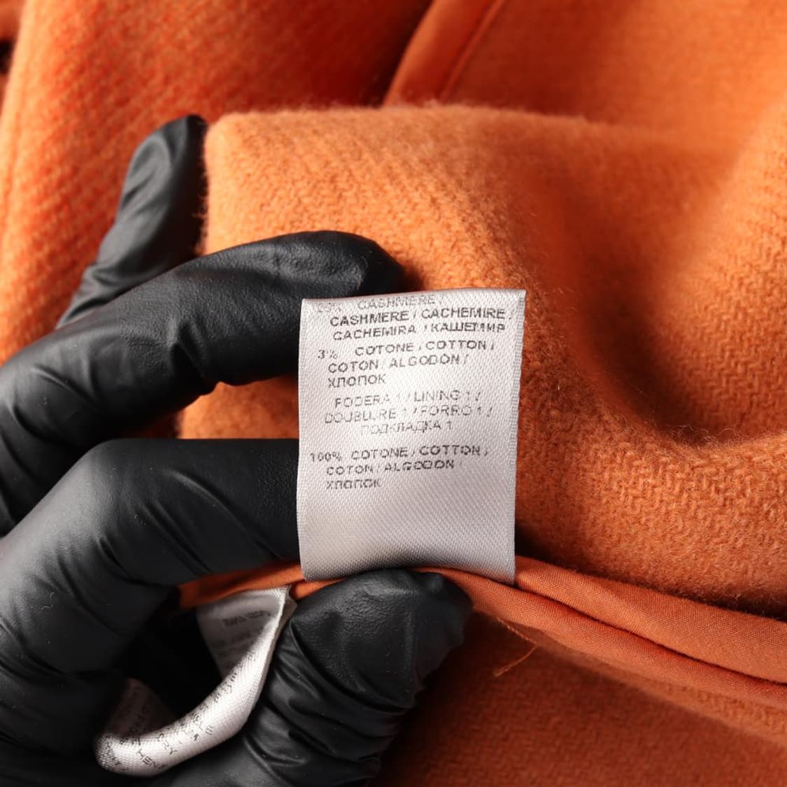 [M]보테가베네타 울캐시미어97% 오렌지 숏 코트 재킷
 상품이미지7