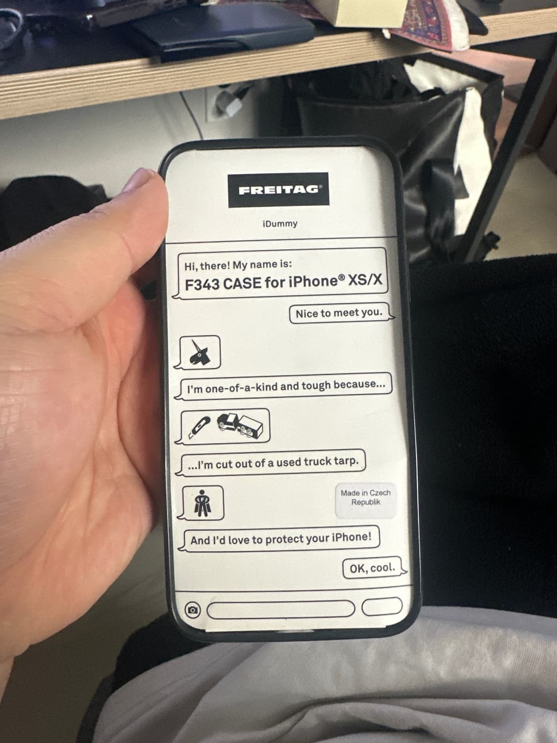 프라이탁 x/xs 아이폰 케이스 f343  상품이미지2