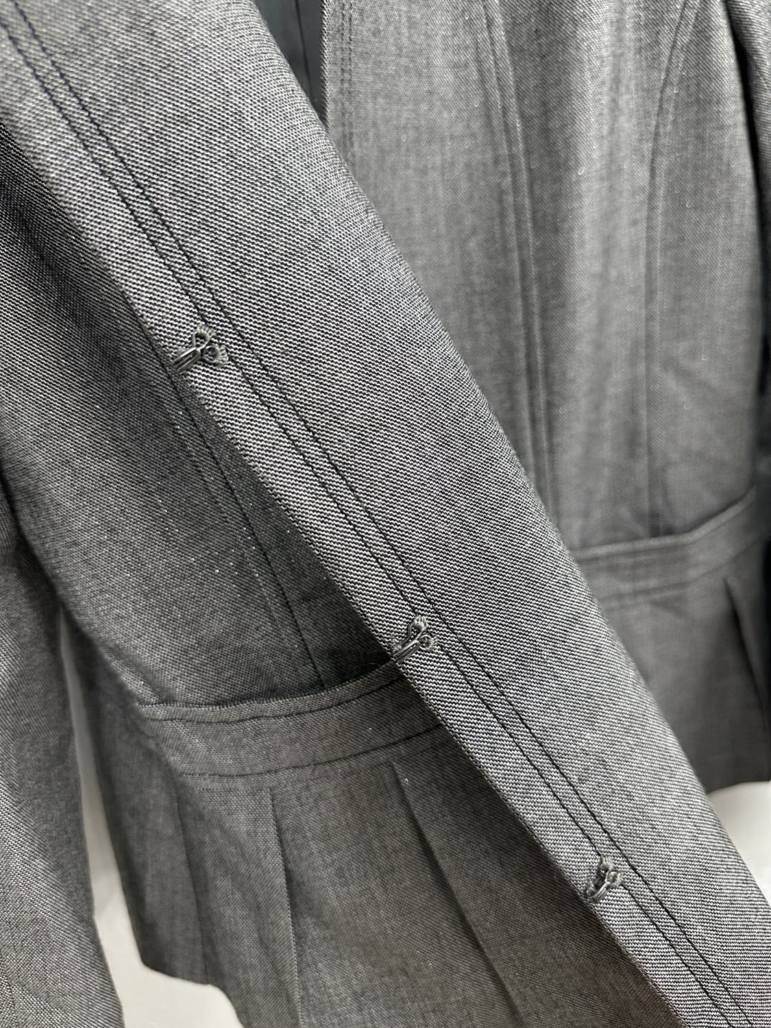 💼사와코깔 그레이 정장 셋업💼 일본 빈티지 세트 코디 고갸루  상품이미지5