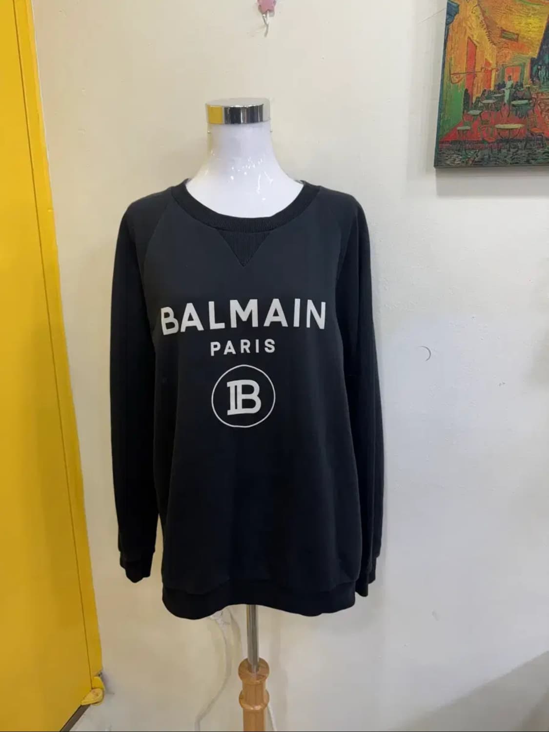 BALMAIN PARIS 로고 맨투맨 / 블랙 (40) 상품이미지2