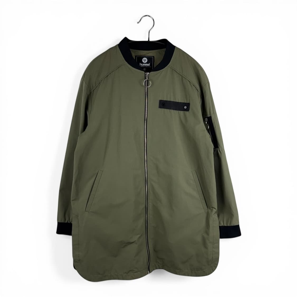 (95) 험멜 봄버 롱 자켓 카키 상품이미지1