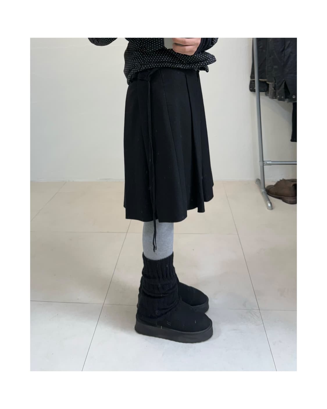 빈티지 울 스커트 상품이미지2