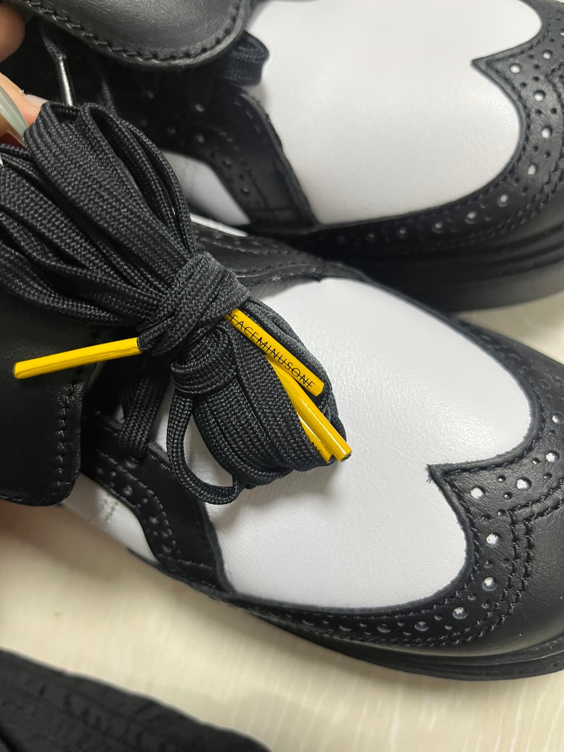 나이키 x 피스마이너스원 권도1 검흰 250 새상품 상품이미지9