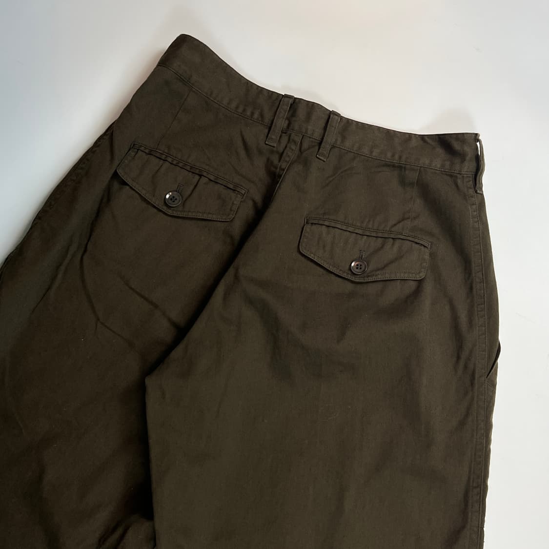 요지 야마모토 Y's 비대칭 오버랩 베이커 팬츠 상품이미지10