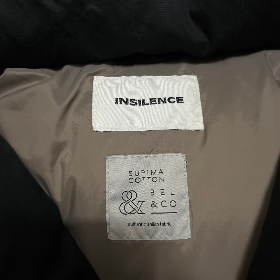 인사일런스 구스다운 후드 패딩 점퍼 [블랙] M/95 상품이미지4