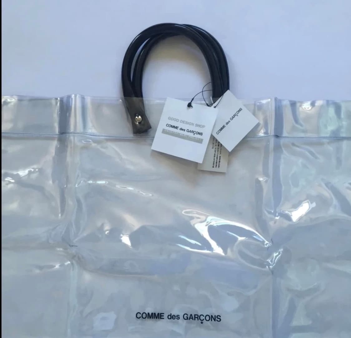 꼼데가르송 pvc 도트백 상품이미지3