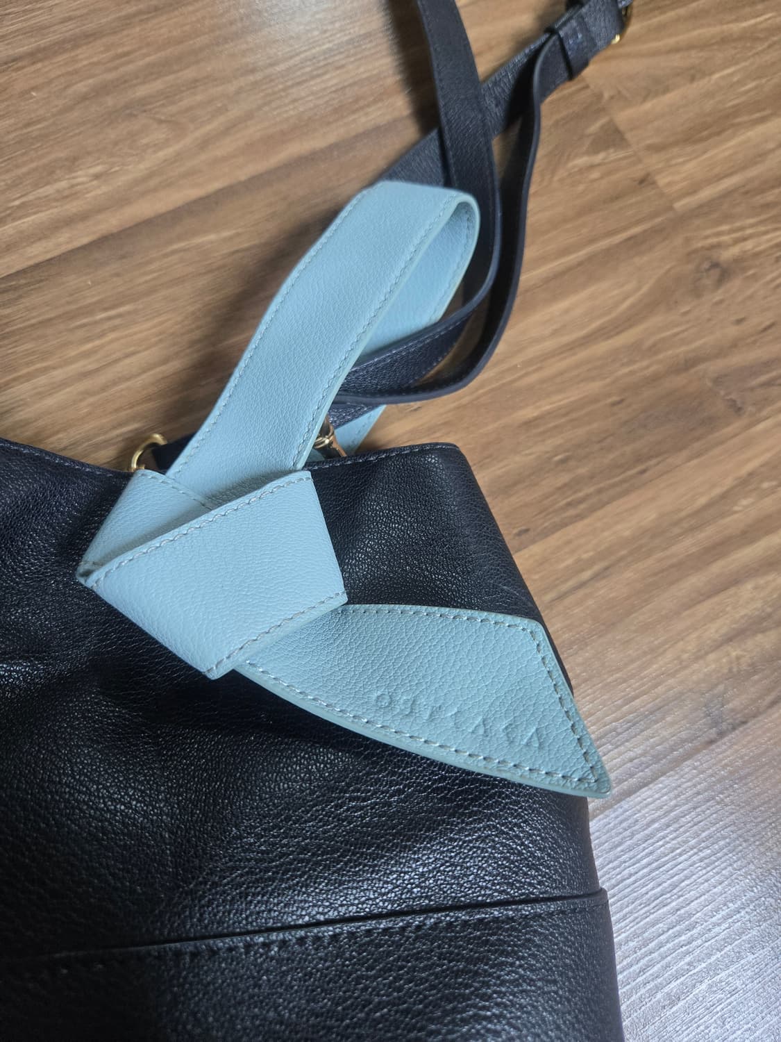 오스트카카 - 리카23 소가죽 버킷백 (민트) 상품이미지2