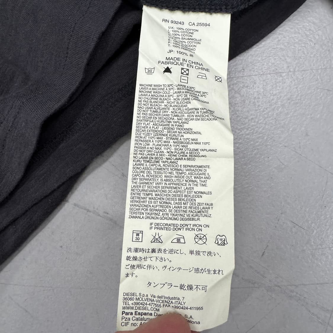 디젤 Y2K 밀리터리 롱슬리브 상품이미지6