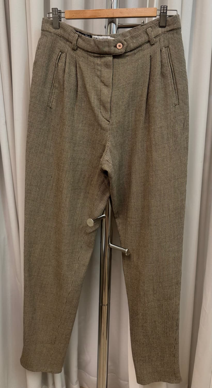 giorgio armani 조르지오 아르마니 르 꼴레지오니 울 팬츠  상품이미지1