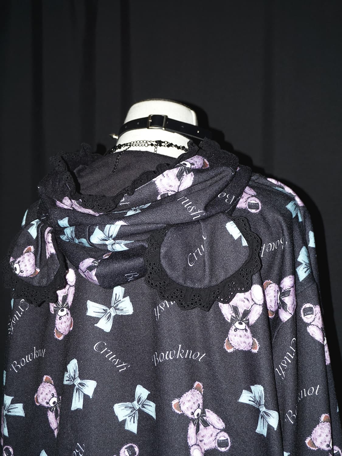 gothic teddy bear ear hood  상품이미지7