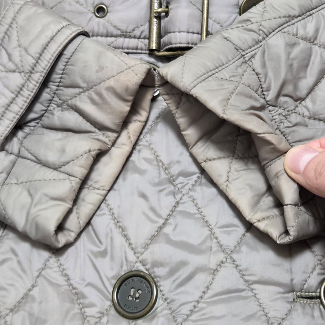 Burberry 버버리 빈티지 퀼팅 코트 패딩 상품이미지7