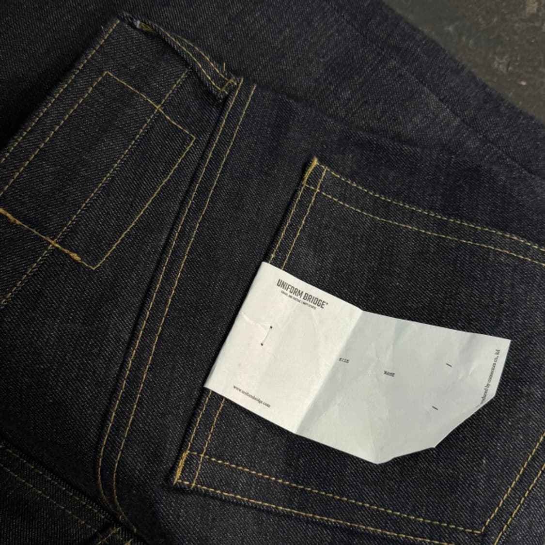(새상품) 100 유니폼브릿지 데님팬츠 상품이미지6