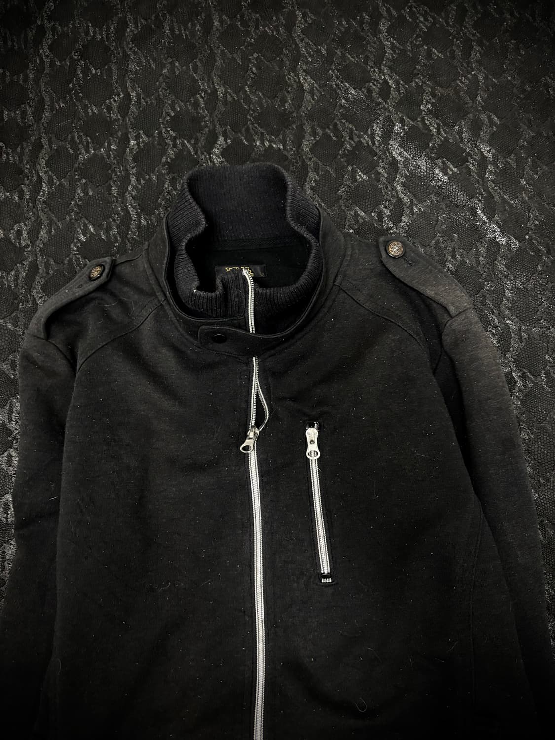“Vondutch” 00’s Neck button Simple Zip U 상품이미지4