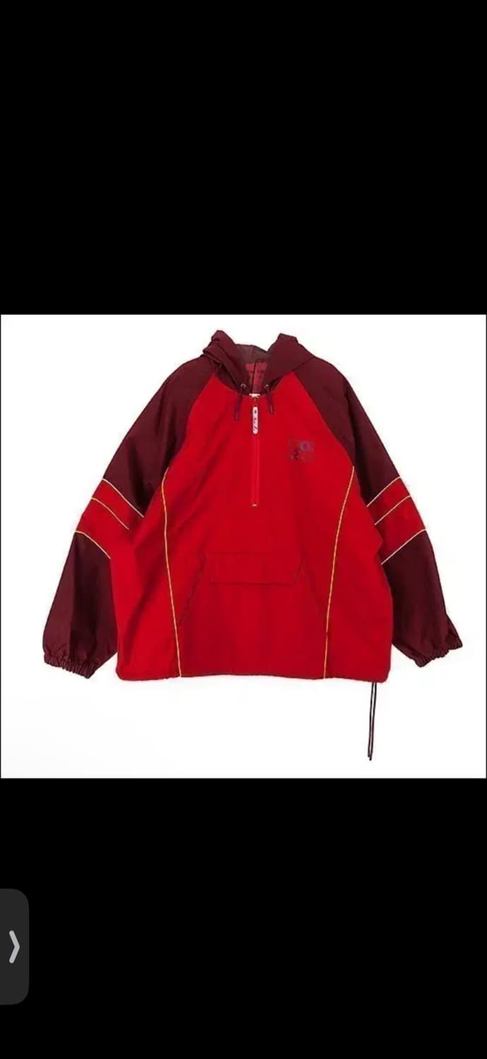 마틴로즈 martine rose윈드브레이크 오버사이즈 아노락자켓 레드 상품이미지4