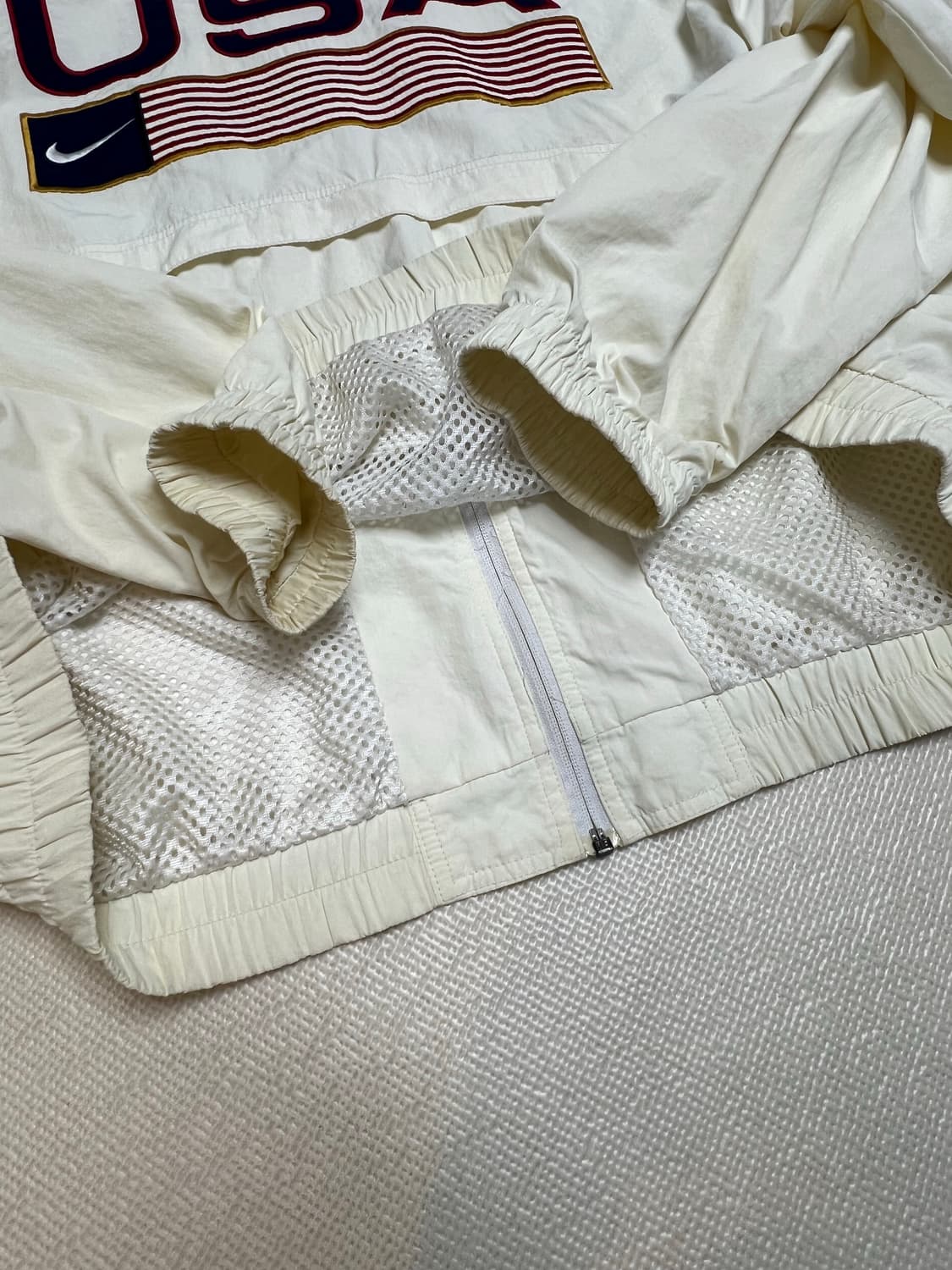 90s 빈티지 올드스쿨 나이키 USA빅로고 윈드브레이커 트랙점퍼 L 상품이미지7